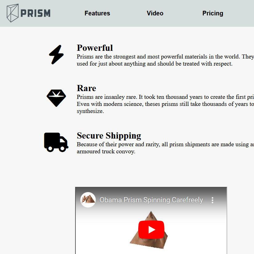 Product Landing Page Project Picture