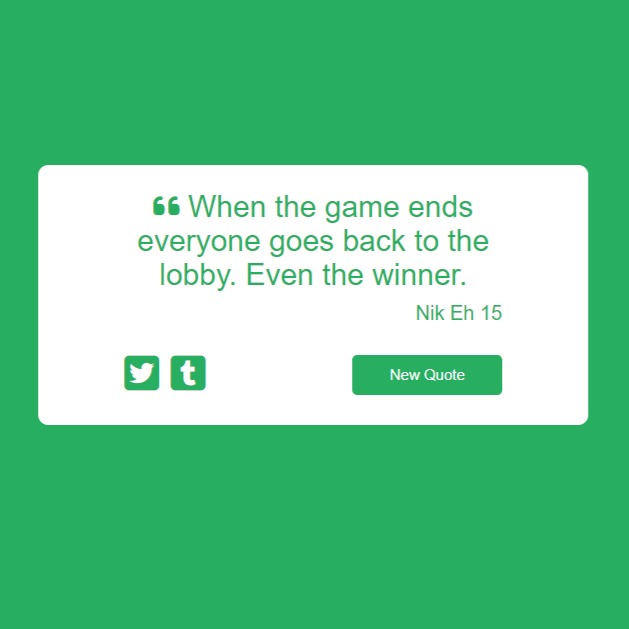 Quote Generator Project Picture